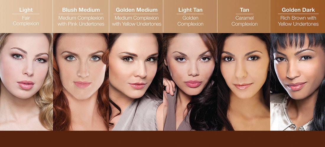 Pur Minerals Shade Chart