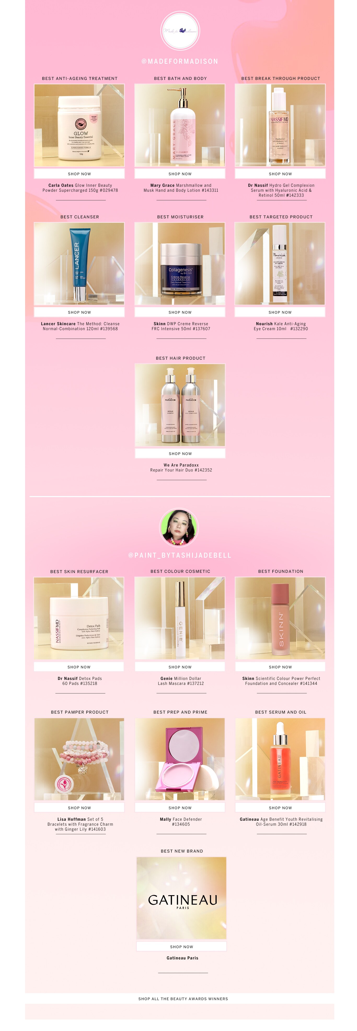 TVSN Influencer Choice Awards Winner 2022