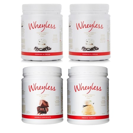 Wheyless Premium Formula by Dr Bob 640g 4 Pack