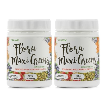 Flora  Probiotics Maxi Greens  With Berry 150g Duo