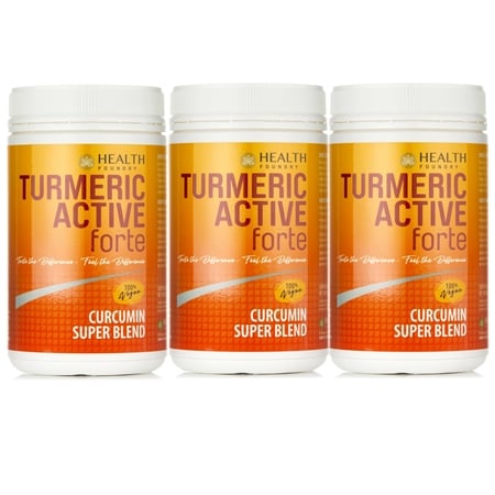 Turmeric Active Forte Curcumin Super Blend 300g 3 Pack