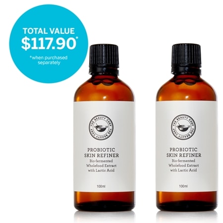 Carla Oates Probiotic Skin Refiner 100ml Duo