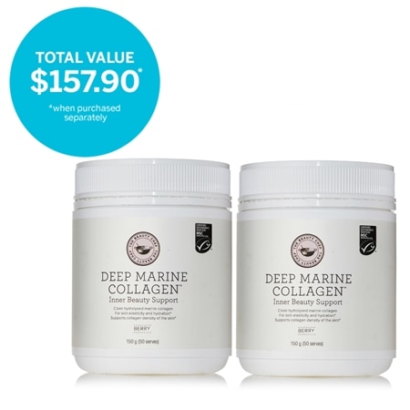 Carla Oates Deep Marine Collagen Inner Beauty Powder 150g Duo