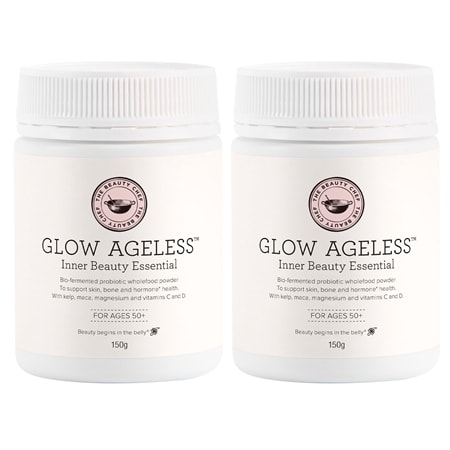 Carla Oates Glow Ageless Inner Beauty Essential 150g Duo