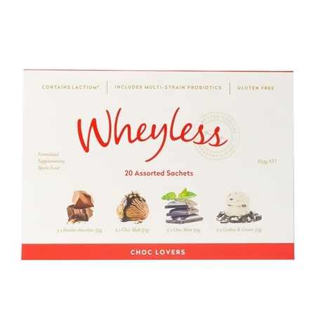 Wheyless Premium Formula by Dr Bob Mix Shake 20 Pack 32g Sachets