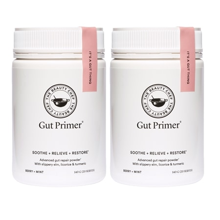 Carla Oates Gut Primer Inner Beauty Support - Berry & Mint 140g Duo