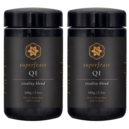 Superfeast QI Vitality Blend Oral Powder 100g Duo