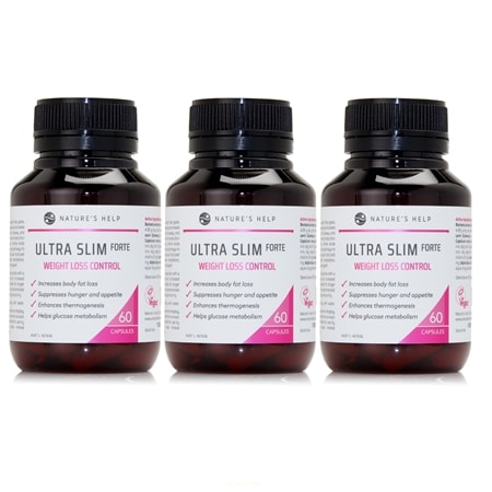 Nature's Help Ultra Slim Forte with Berberine 60 Caps Trio