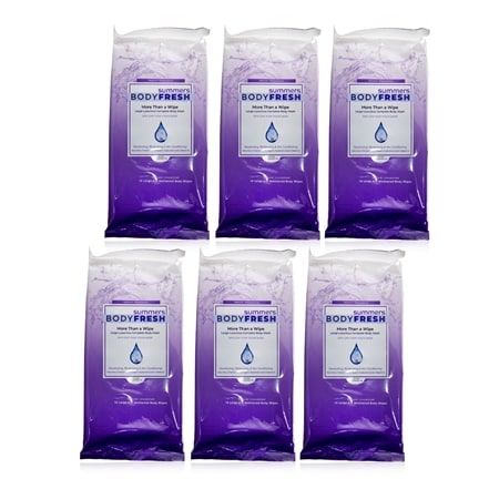 Fiona Summers Body Fresh Wipes 6 Pack (10 Wipes)