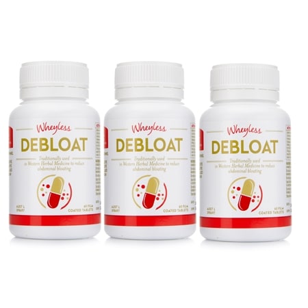 Wheyless Debloat Capsules Trio (3x60 Caps)