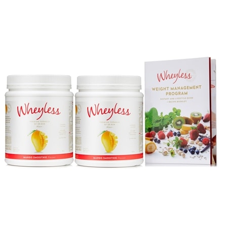 Wheyless Premium Formula by Dr Bob Mango 640g Duo w Bonus Book
