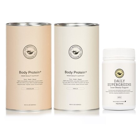 Carla Oates Body Protein+ and Daily Supergreens Collection