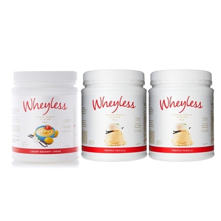 Wheyless Lemon Dessert Creme PLUS Premium Formula Duo by Dr Bob