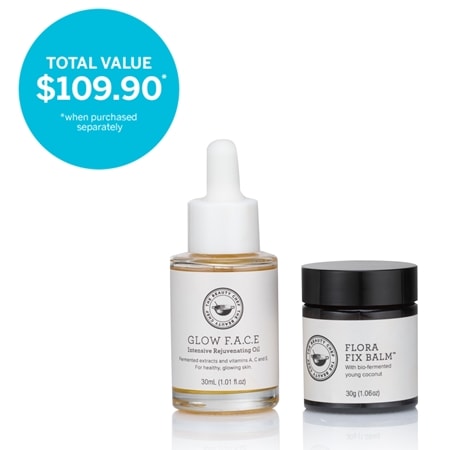 Carla Oates Glow F.A.C.E and Flora Fix Balm Duo