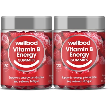 Well Bod Gummies Vitamin B Energy 120 Gummies Duo