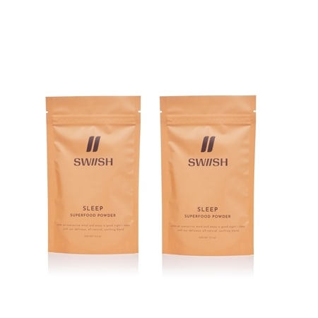 SWIISH Sleep Superfood All Natural Soothing Blend Powder 150g Duo