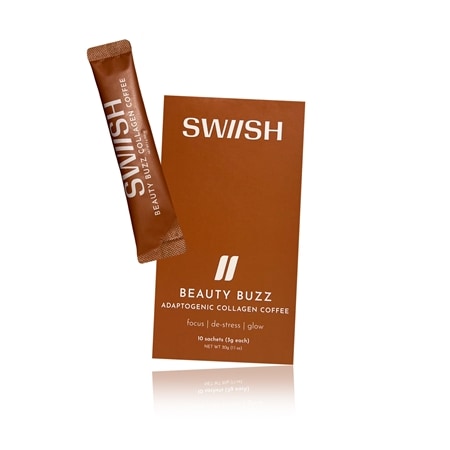 SWIISH Beauty Buzz Adaptogenic Collagen Coffee 10 Pack Sachets