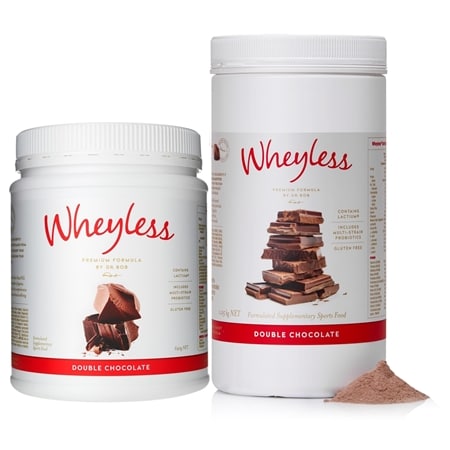 Wheyless by Dr Bob Chocolate 700g & 1kg Supersize Duo