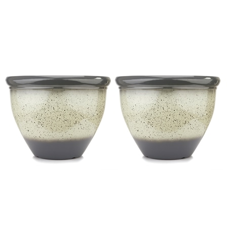 Faux Ceramic Planter Duo XXL - 50cm