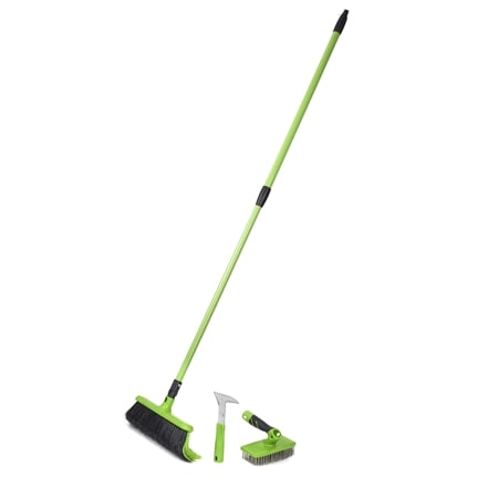 3-in-1 Rake Broom Garden Tidy Up Tool