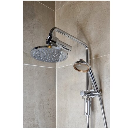 Pure Living Aromasense Rain Shower + Shower Head Filter Combo