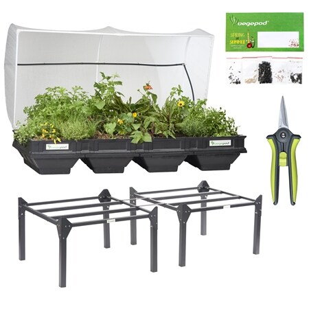 Vegepod Large Pod+Stand, Snip Tool Summer Seed Pack