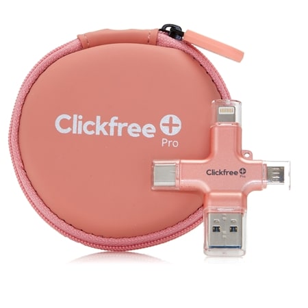 ClickFree 256GB Photo, Video & Data Backup w/ Travel Case