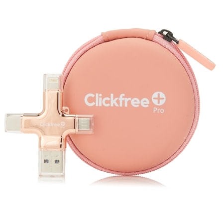 ClickFree Pro 256GB Digital Backup in Case in Chrome
