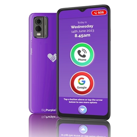 BigPurplePhone Silver Fox Handset