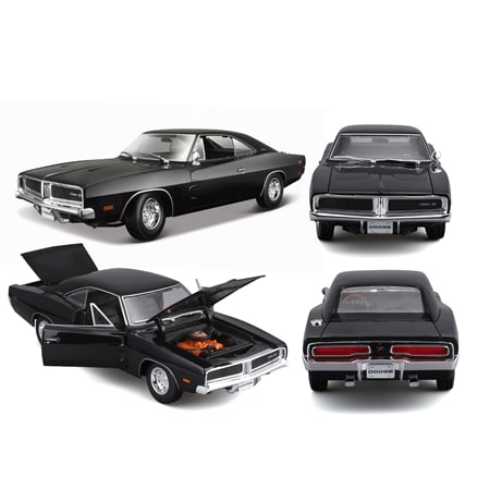 1969 Dodge Charger R/T Black