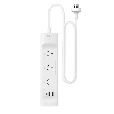 TP-Link Tapo 3 Outlet Smart Wi-Fi Power Strip w/USB Outlets