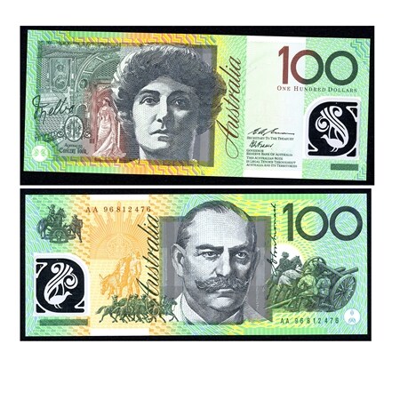 Australia 1996 $100 R616F Fraser/Evans AA96 Uncirculated