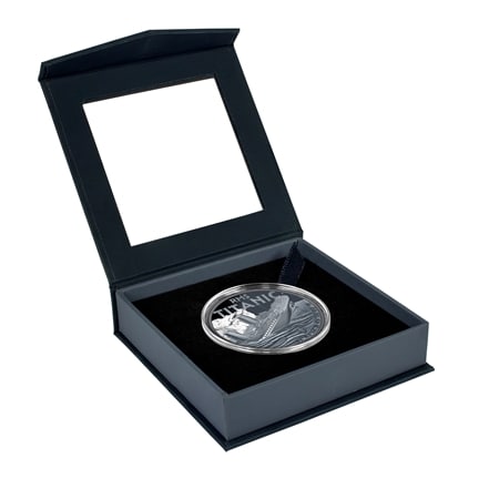 Titanic 2025 $1 1oz Silver Black Proof Coin