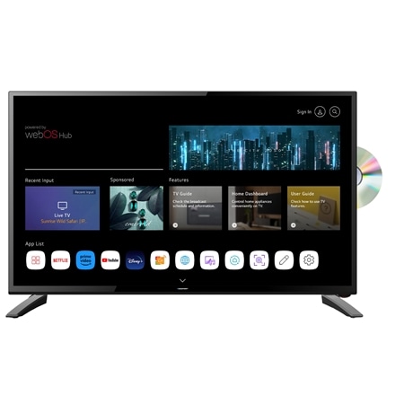 Blaupunkt 24inch FHD Smart TV with DVD and 12V Car Charger