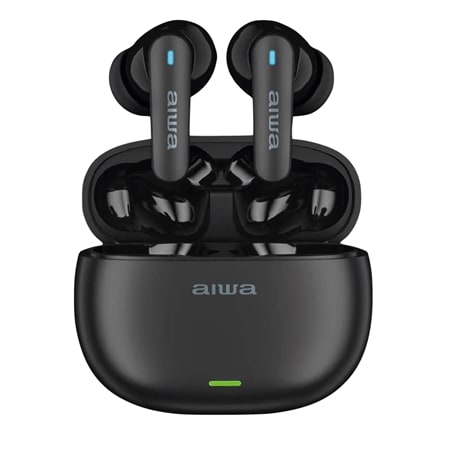 AIWA In-Ear Gelstem True-Wireless Earbuds ANC - Black