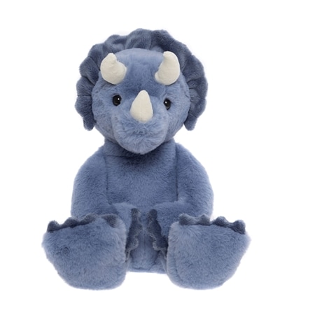 Charlie Bears Troy  Triceratops Denim Blue