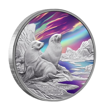 Mother-of-Pearl Clouds 2025 $1 1oz Silver Proof Coin