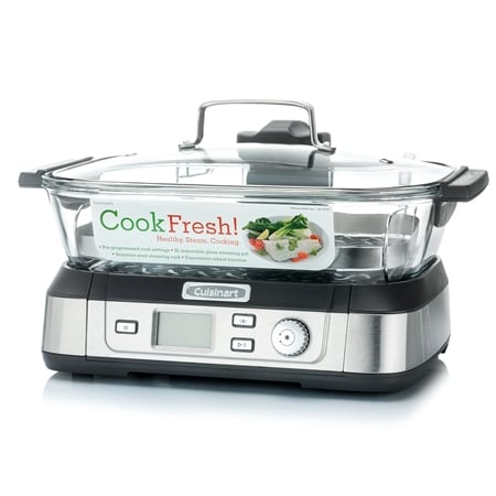 cuisinart steamer glass digital itvsn