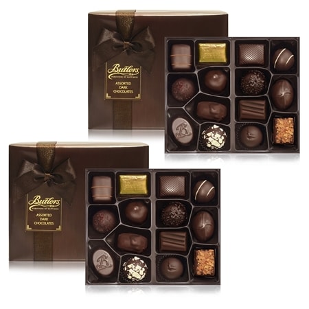 Butlers Dark Chocolate Collection Ballotin Duo 2 x 400g