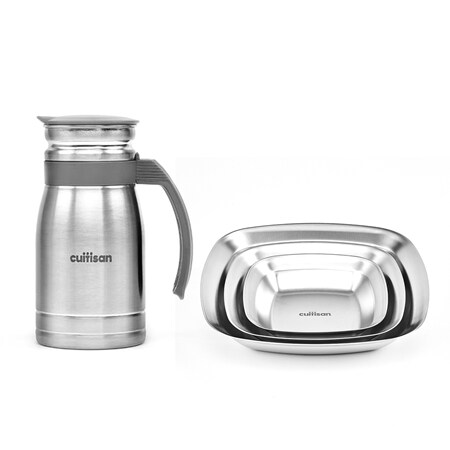 Cuitisan 3 Piece Plate Set and Jug 1L