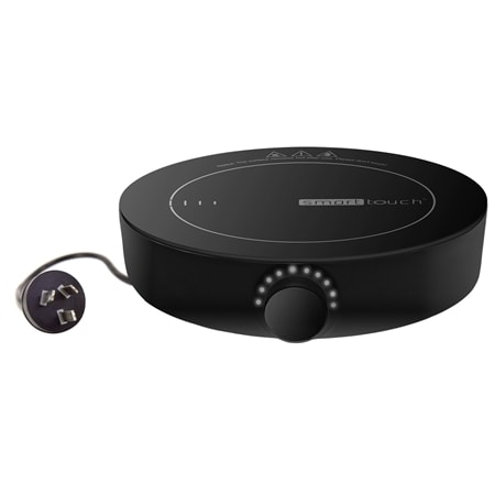 Smart Touch Black Round Induction Cooktop