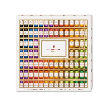 Niederegger 86pc Assorted Marzipan Mini Loaves Dark/ Milk Choc