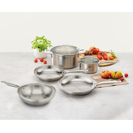 Tefal Virtuoso 5pcs Pan Set & Cookware Protector Bundle