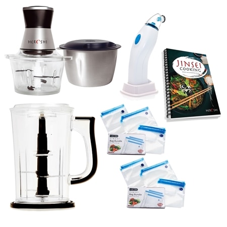 Heroshi Chopper & Vacuum Sealer Kitchen Day Bonanza Bundle