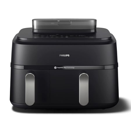 Philips 5000 Series 9L XXL Dual Basket Steam Air Fryer (NA551/00)