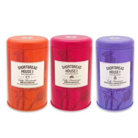Shortbread House Triple Pack. Original, Choc Chip & Orange & Dk Choc Chip -
