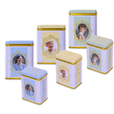 New English Teas The Royal Ladies Portrait Asstd Tins 3-Pk (3x80g)