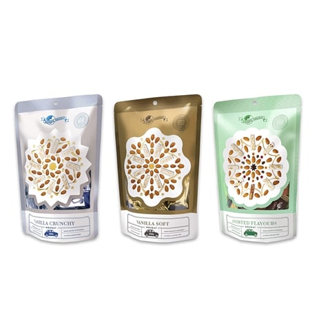 Mondo Nougat Triple Pack Asstd w Assorted Nougat, Vanilla Crunchy and Vanil