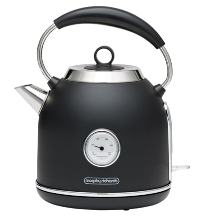 Morphy Richards Boutique Retro Design 1.7L Kettle Black