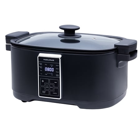 Morphy Richards 6.5L Rectangle Digital Slow Cooker - Matte Black